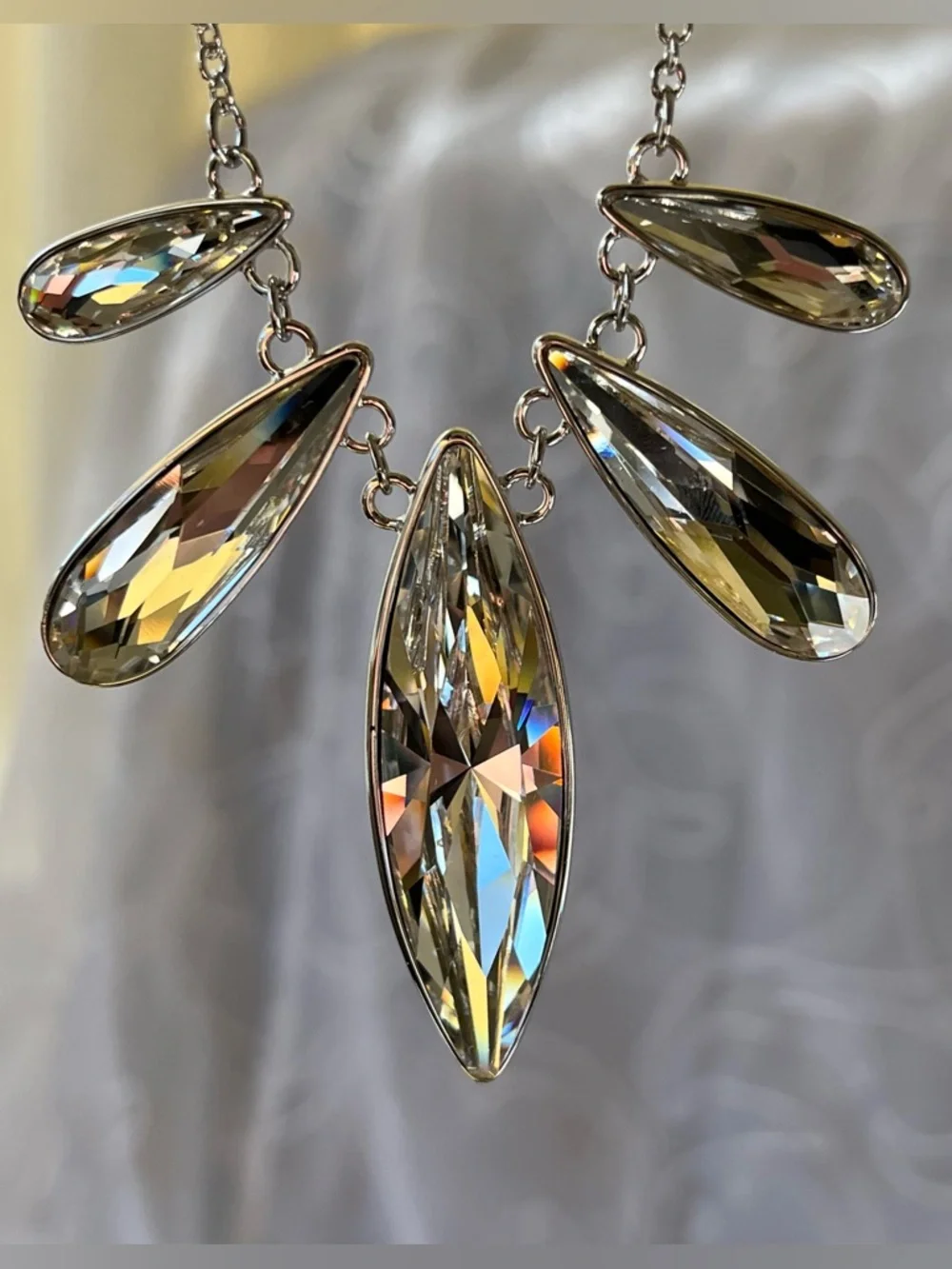 Swarovski TSC Navette Necklace BNIB $139 RT value - Picture 8 of 14